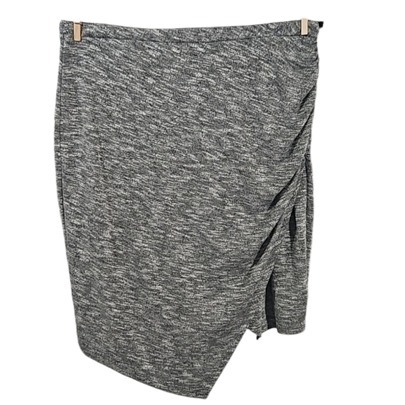 a new day Dresses & Skirts - A New Day Women's Heather Gray Asymmetrical Skirt Size Large